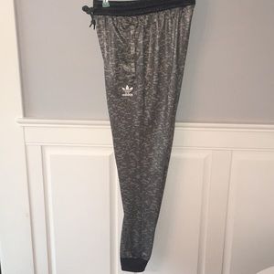 adidas originals glossy joggers